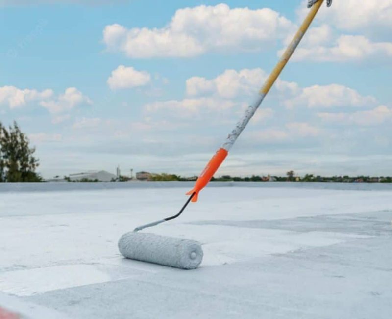 roof coating application